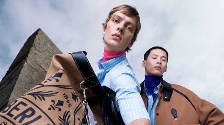 Models Leon Dame and Wang Chenming star in Berluti's spring-summer 2021 campaign.