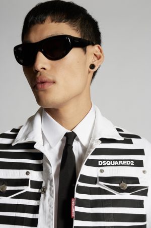 DSQUARED2 Men Denim outerwear White Size 40 98% Cotton 2% Elastane DSQUARED2 Men Denim outerwear White Size 40 98% Cotton 2% Elastane