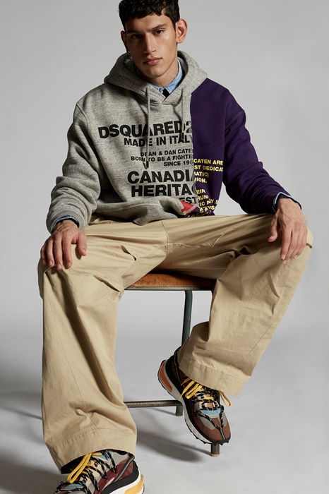 DSQUARED2 Men Sweatshirt Grey Size S 100% Cotton | The Fashionisto