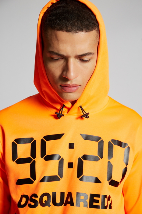 dsquared2 orange sweatshirt