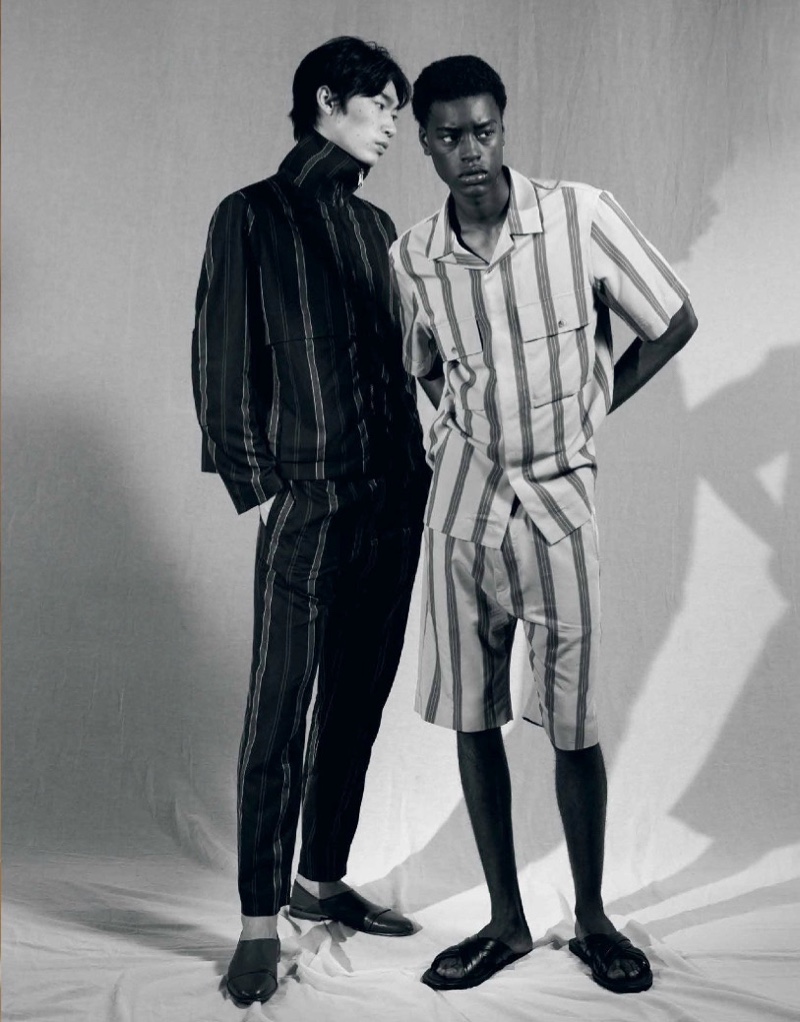 Babacar & Hidetatsu Don the Spring Collections for Esquire Taiwan