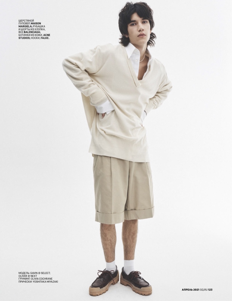 Oliver & Gavin Sport Oversized Fashions for GQ Russia