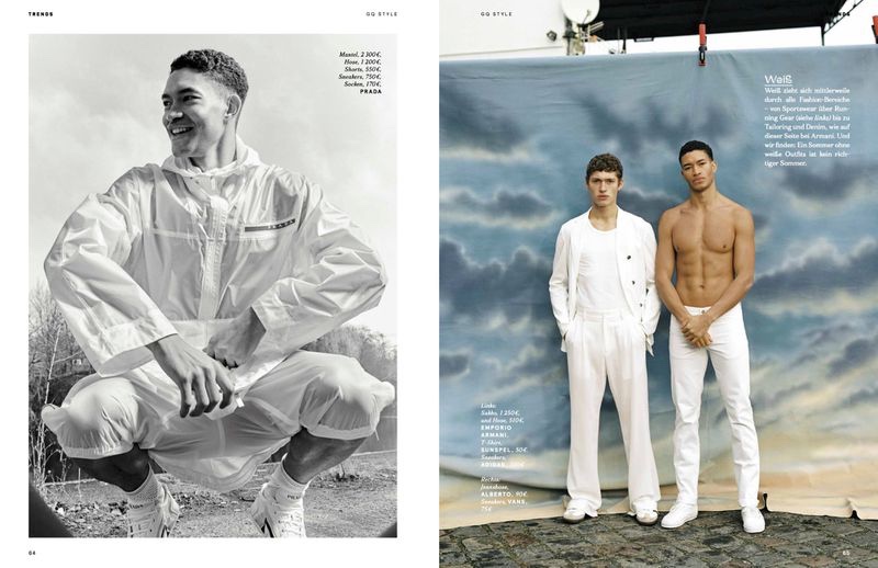 Valentin & Raphael Don Spring Trends for GQ Style Germany