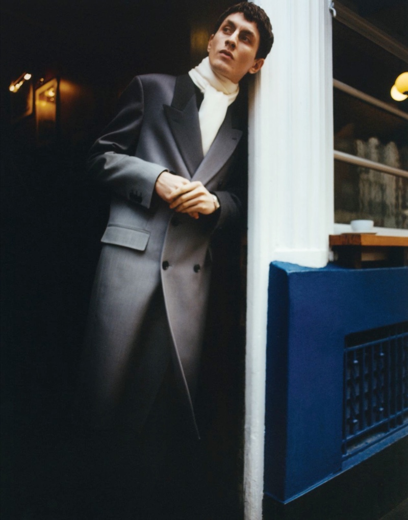 Henry Dons Modern Tailoring for WSJ. Magazine