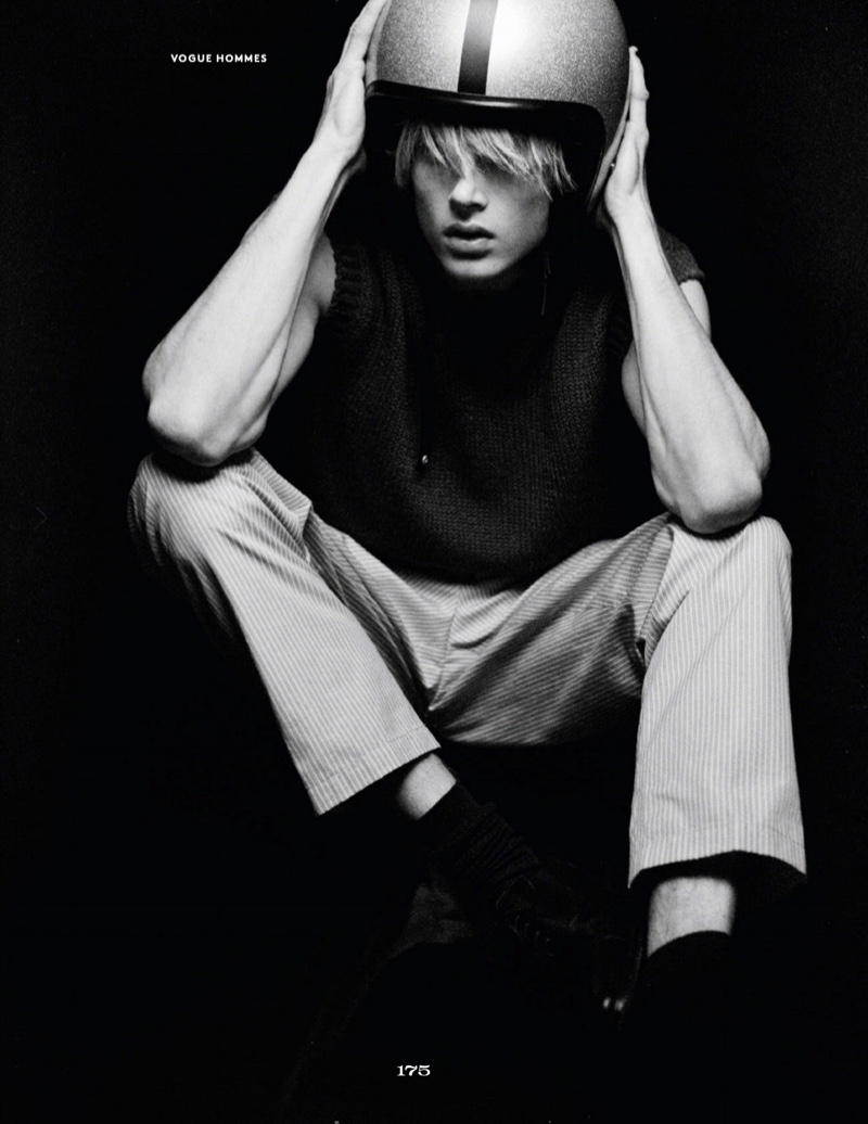 Hugh Laughton Scott 2021 Vogue Hommes Fashion Editorial 007