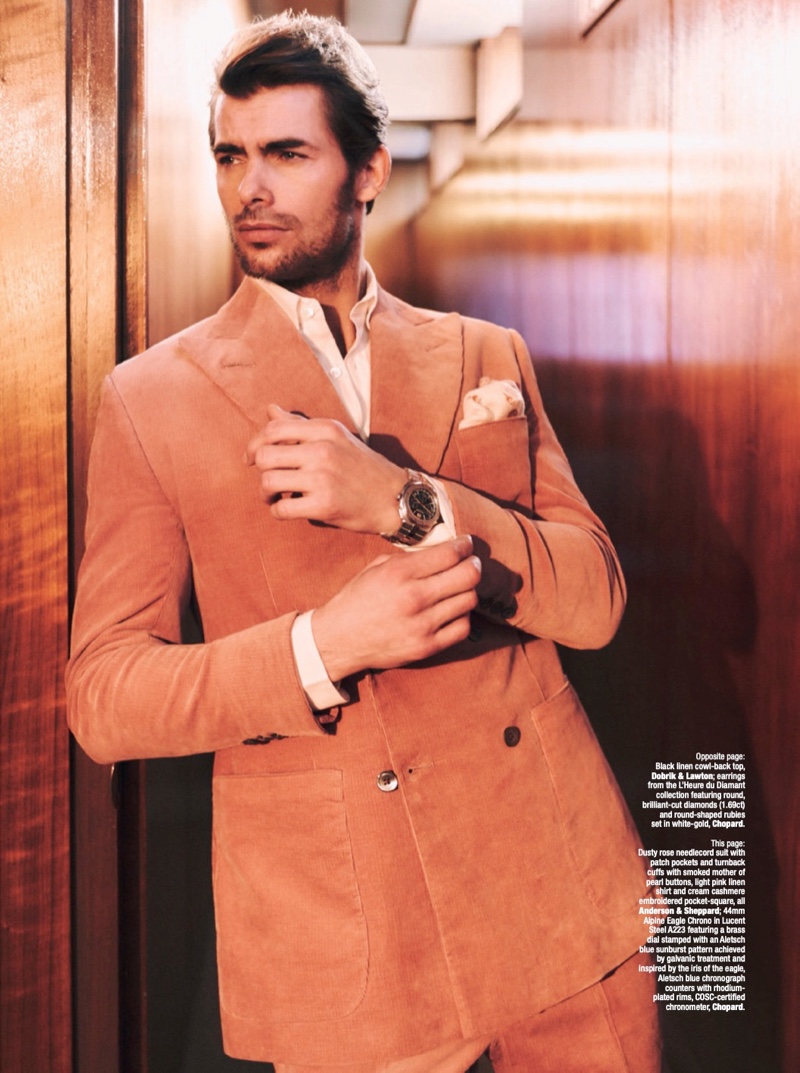 Jacey Elthalion Embraces Executive Style for The Rake Jacey Elthalion Embraces Executive Style for The Rake