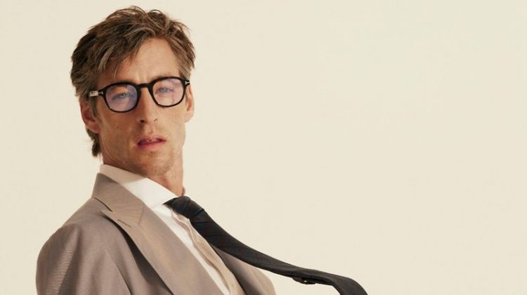 Joel Frampton Suits Up for Wall Street Italia
