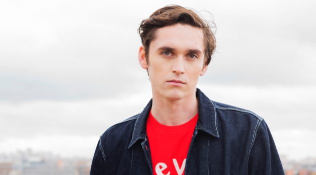 Anders Hayward Embraces Retro-Inspired Style in Levi's Red Anders Hayward sports a double denim look from Levi's Red's spring 2021 men's collection.