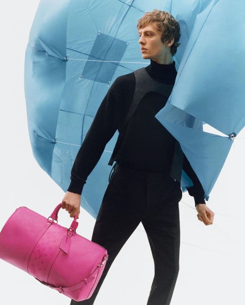 Louis Vuitton enlists model Leon Dame to star in its Taïgarama spring 2021 campaign.