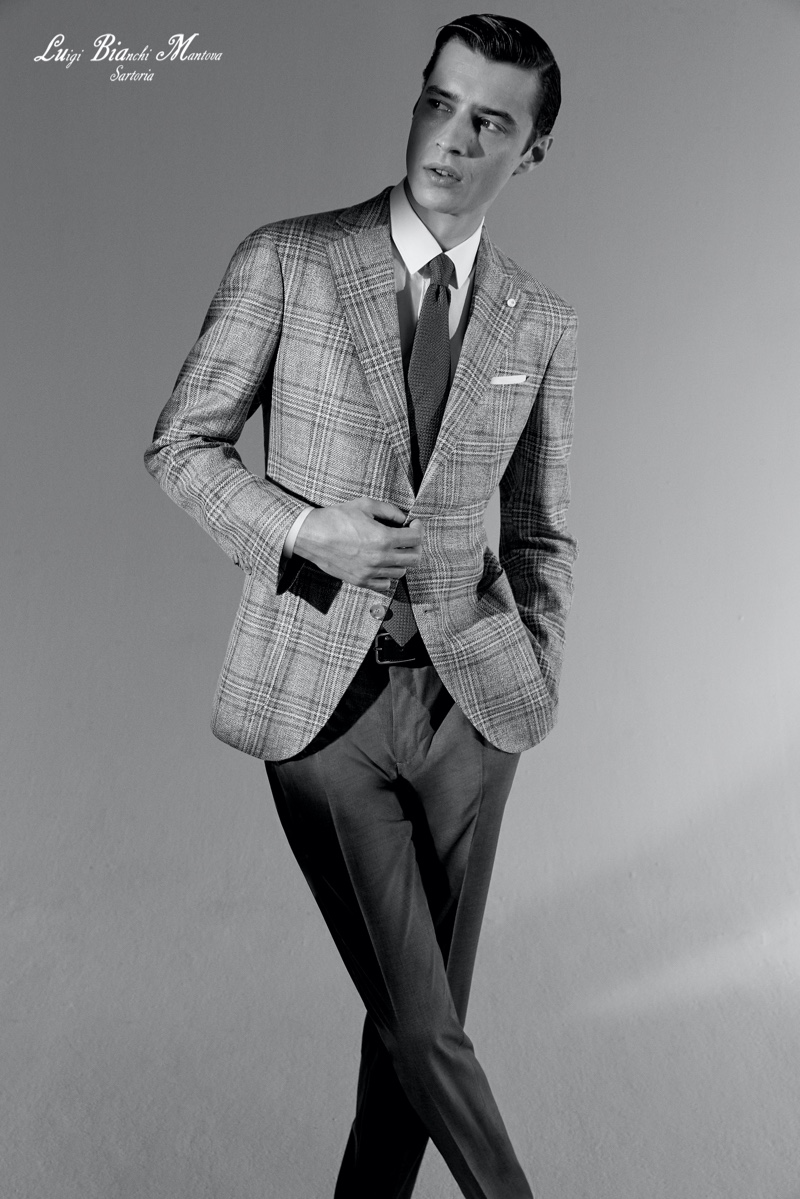 French model Adrien Sahores reunites with Luigi Bianchi Mantova for its spring-summer 2021 campaign. » Adrien Reunites with Luigi Bianchi Mantova for Sartorial Spring Campaign French model Adrien Sahores reunites with Luigi Bianchi Mantova for its spring-summer 2021 campaign.