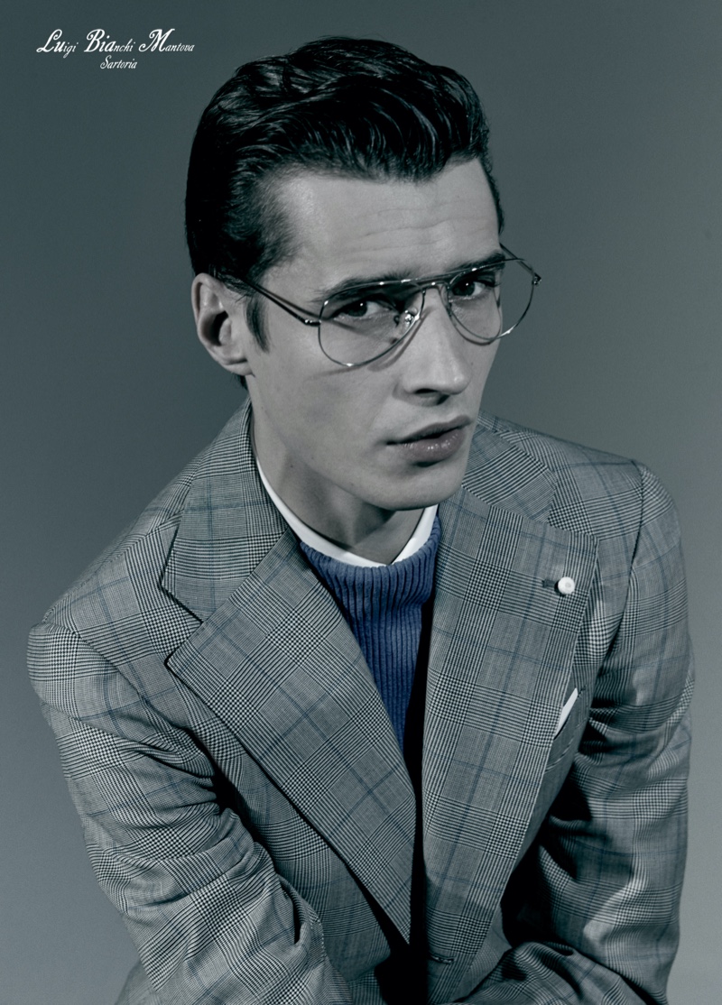 A smart vision in glasses, Adrien Sahores stars in Luigi Bianchi Mantova's spring-summer 2021 campaign. » Adrien Reunites with Luigi Bianchi Mantova for Sartorial Spring Campaign A smart vision in glasses, Adrien Sahores stars in Luigi Bianchi Mantova's spring-summer 2021 campaign.