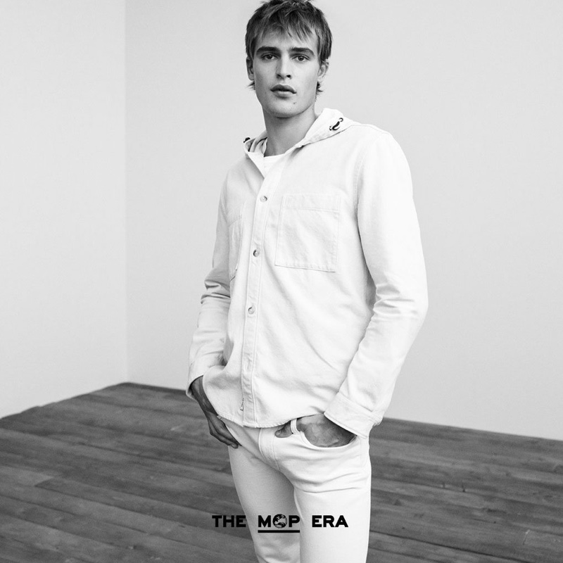 Dutch model Parker van Noord stars in Marc O'Polo's spring-summer 2021 men's campaign.