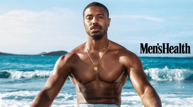 Michael B. Jordan Covers Men's Health, Discusses Coming of Age in the Public Eye Taking to St. Barts with Men's Health, Michael B. Jordan sports Coach swim shorts with a Movado bracelet.