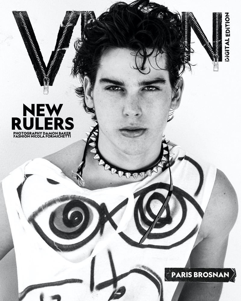 Paris Brosnan connects with VMAN for a digital cover.