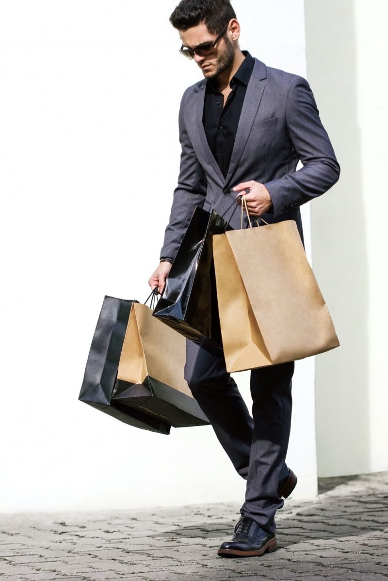 Stylish Man Shopping