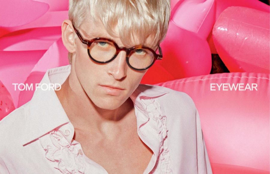 Newcomer Troy N. fronts Tom Ford's spring-summer 2021 men's eyewear campaign.