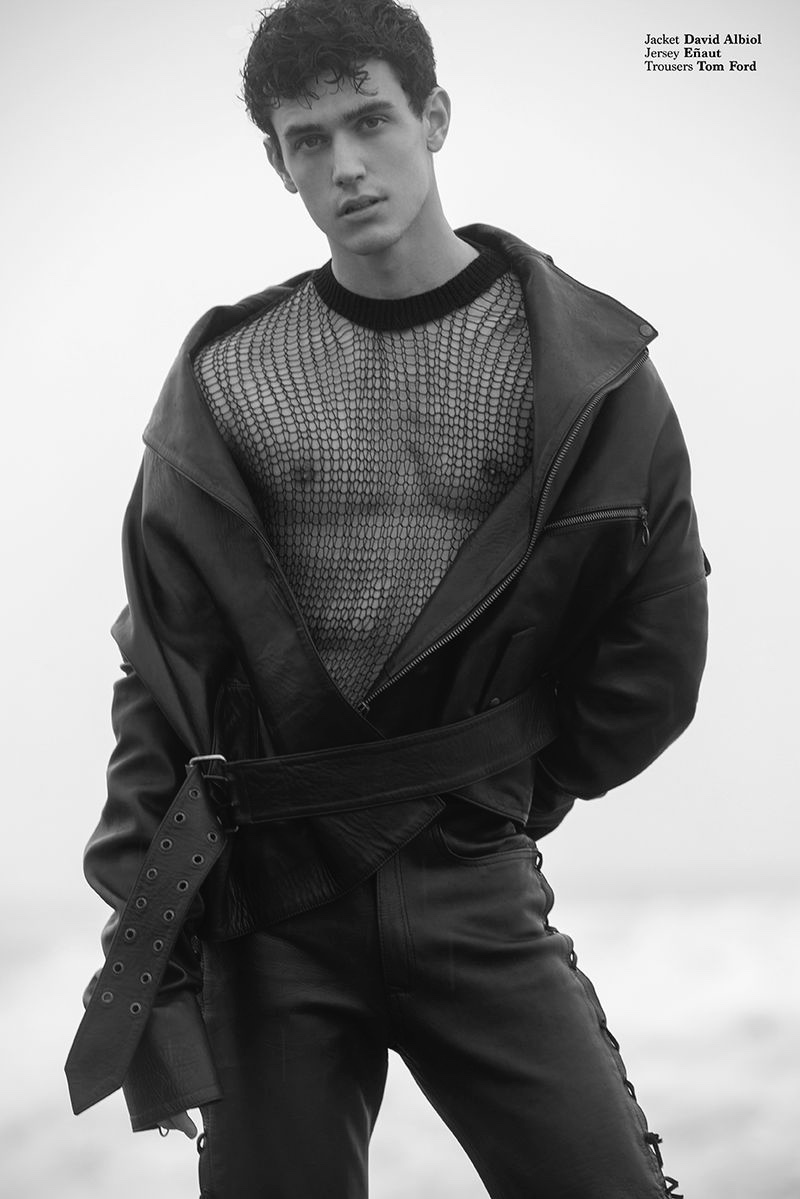 Xavier Serrano Hits the Beach for Les Hommes Publics