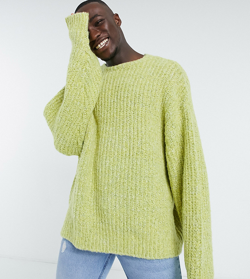 mens oversized knit sweater