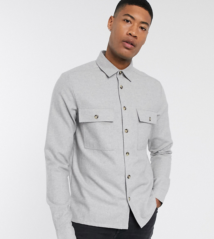 textured weave overshirt