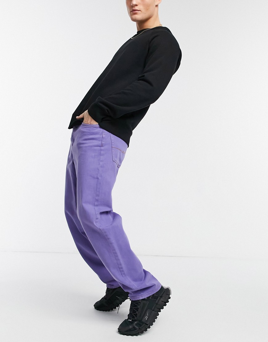 purple baggy jeans