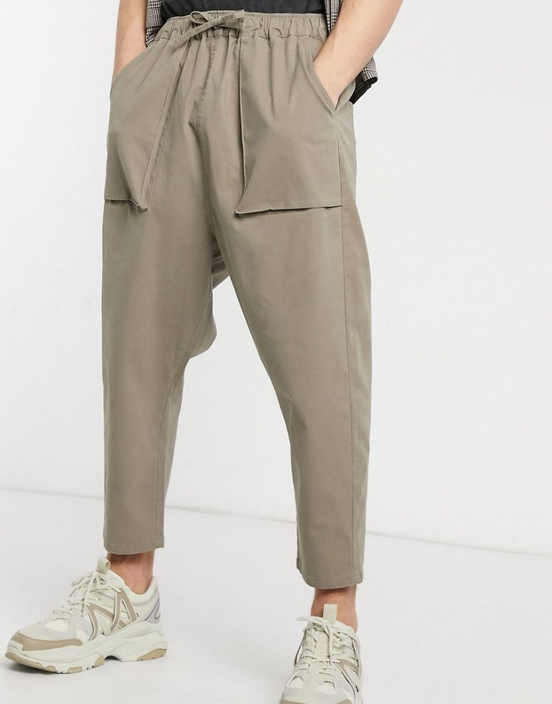 drop crotch chinos