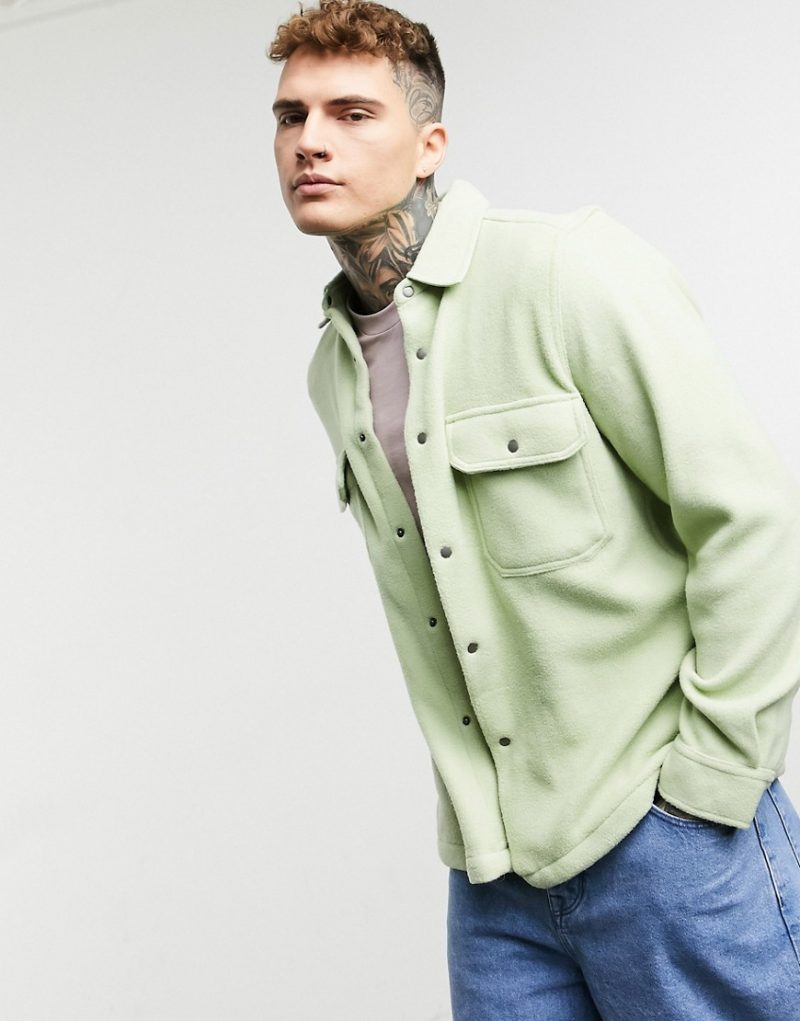 sage overshirt