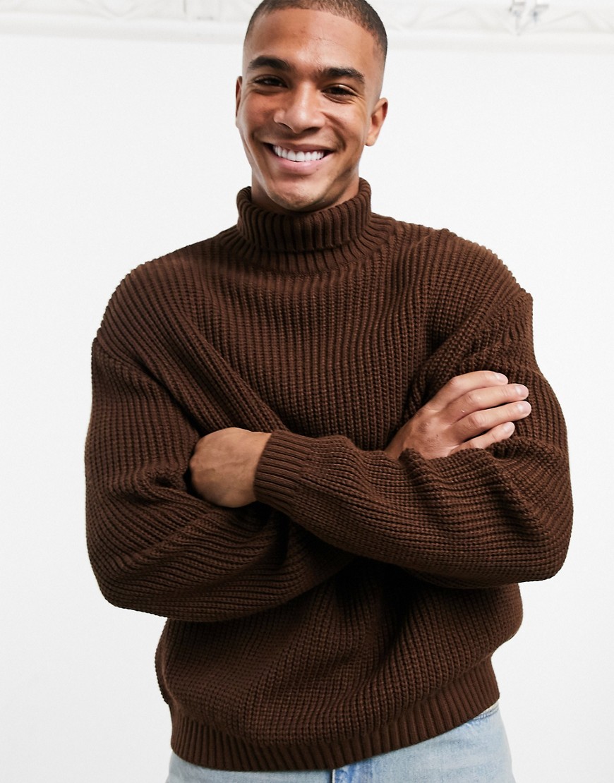 brown oversized sweater vest