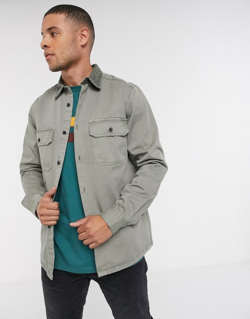 asos cord overshirt