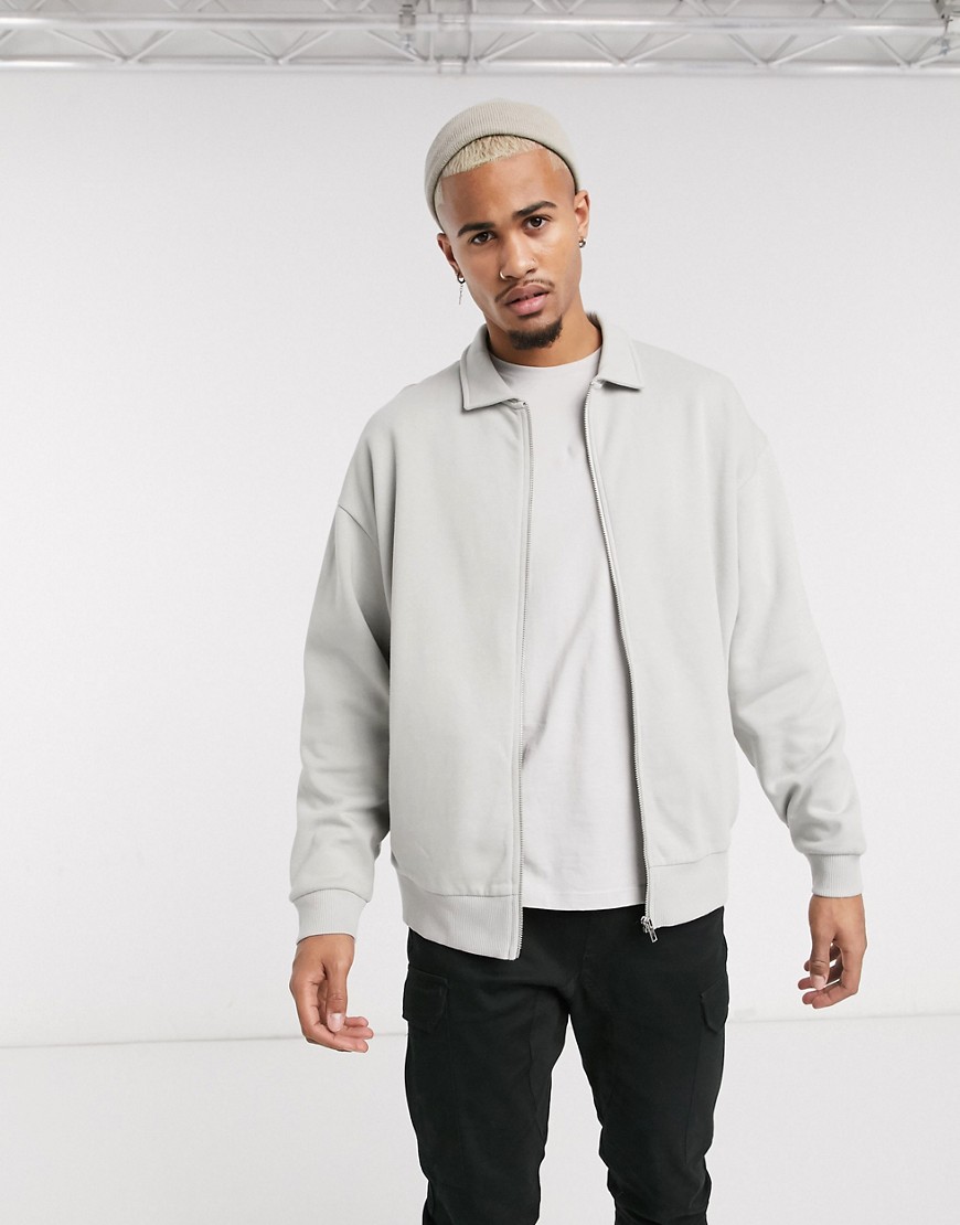 light grey overshirt