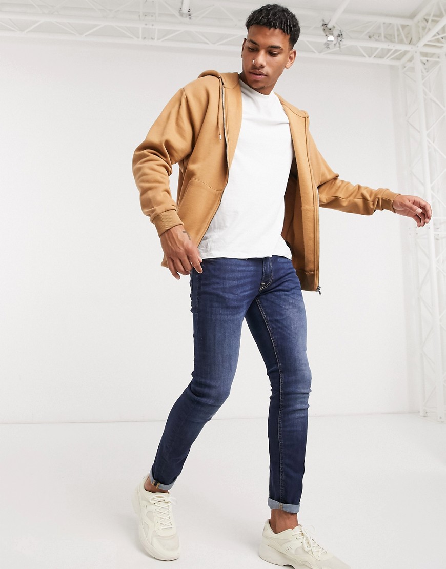 mens oversized zip up hoodie