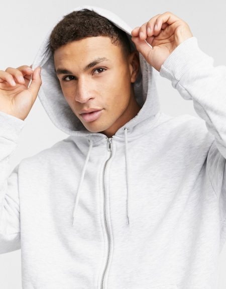 mens oversized zip up hoodie