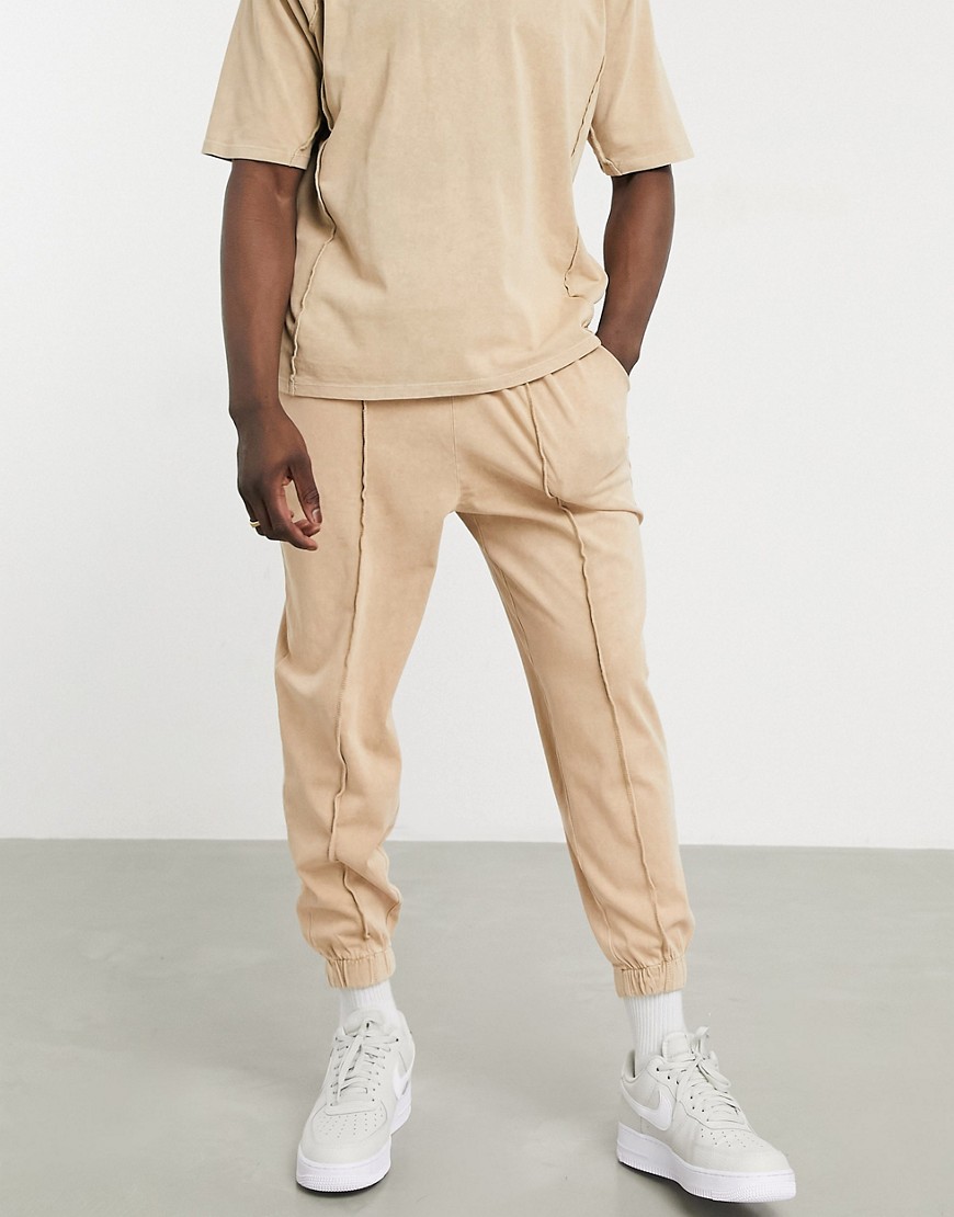 beige sweatpants womens
