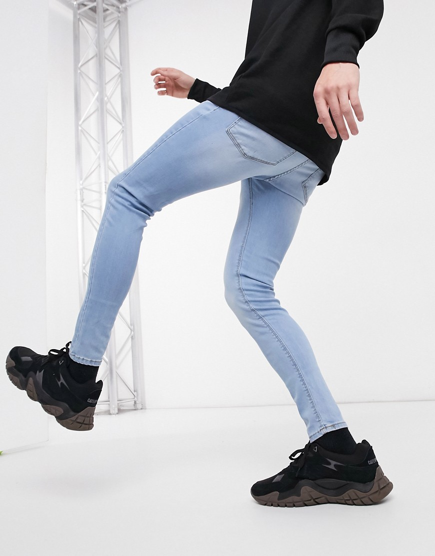 light wash blue jeans