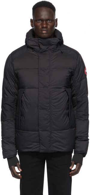 Canada Goose Black Down Armstrong Hoody Jacket Canada Goose Black Down Armstrong Hoody Jacket
