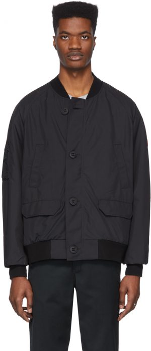 Canada Goose Black Faber Bomber Jacket Canada Goose Black Faber Bomber Jacket