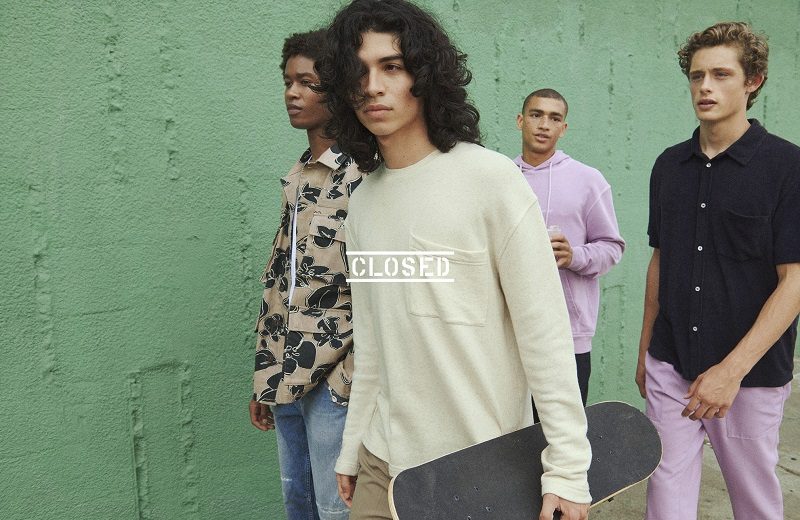 Closed Kicks Off Relaxed Summer of Style Caleb Elijah, Ernesto Cervantes, Tristan Stovall, and Elijah Claxton showcase summer style from Closed.