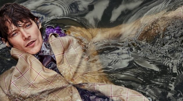 Conrad Leadley Takes a Dip with Club of Gents Conrad Leadley links up with Club of Gents to showcase its spring-summer 2021 collection.