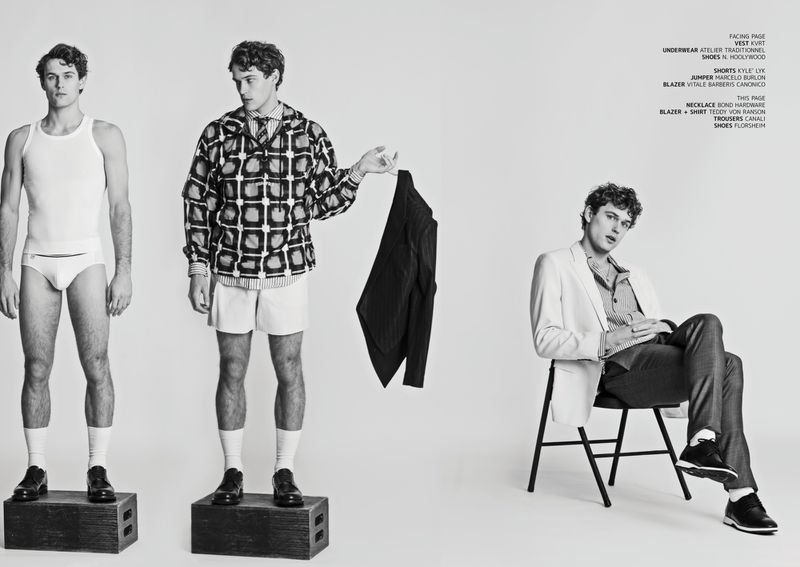 Conor Fay Gets Dressed for JON Magazine