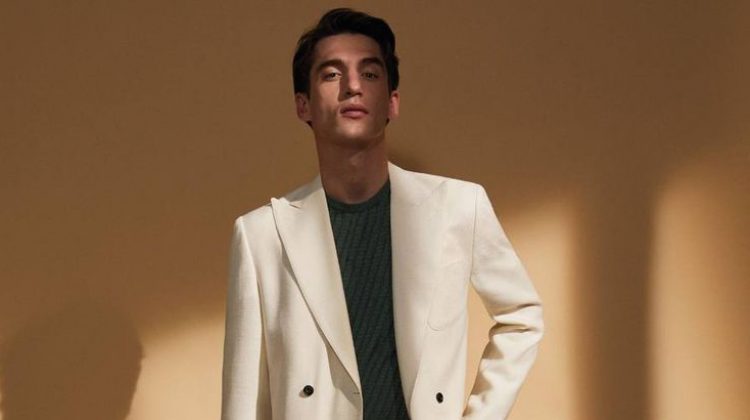 Anatol Embraces Sartorial Style for Corneliani Spring Campaign