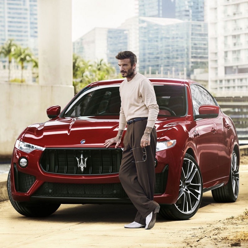 Maserati selects David Beckham as its global brand ambassador.