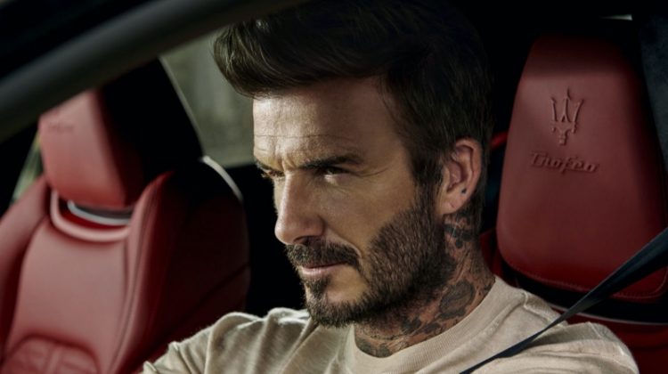 David Beckham stars in a new campaign for Maserati.