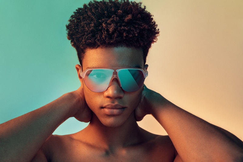 Reece McDonald fronts the Dreamers Sleep eyewear campaign.