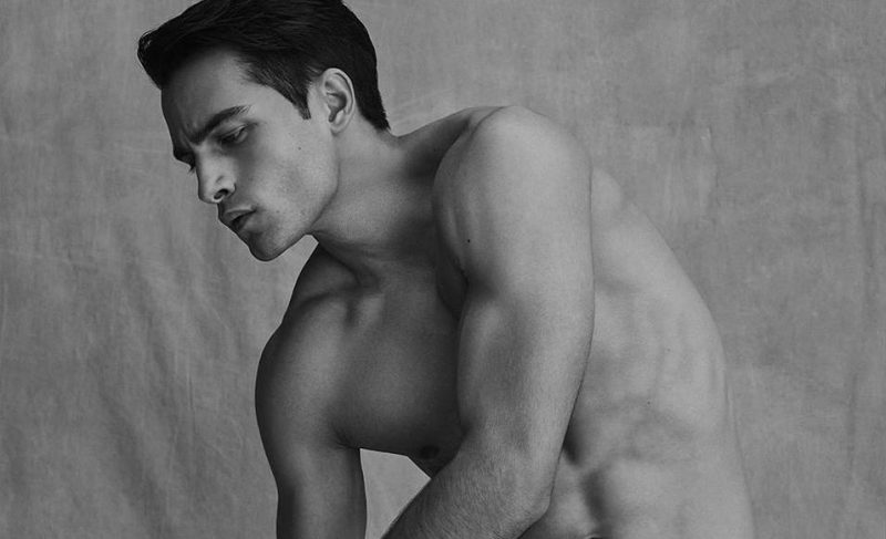 Aleksandar Rusić fronts Emporio Armani's spring-summer 2021 underwear campaign.