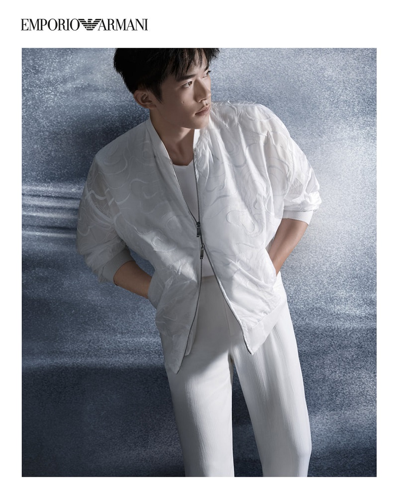 Emporio Armani enlists Jackson Yee as the star of its spring-summer 2021 campaign.