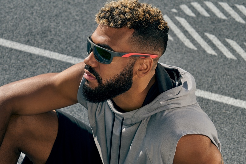 Puma enlists Eric Maxim Choupo-Moting as the star of its spring-summer 2021 eyewear campaign.