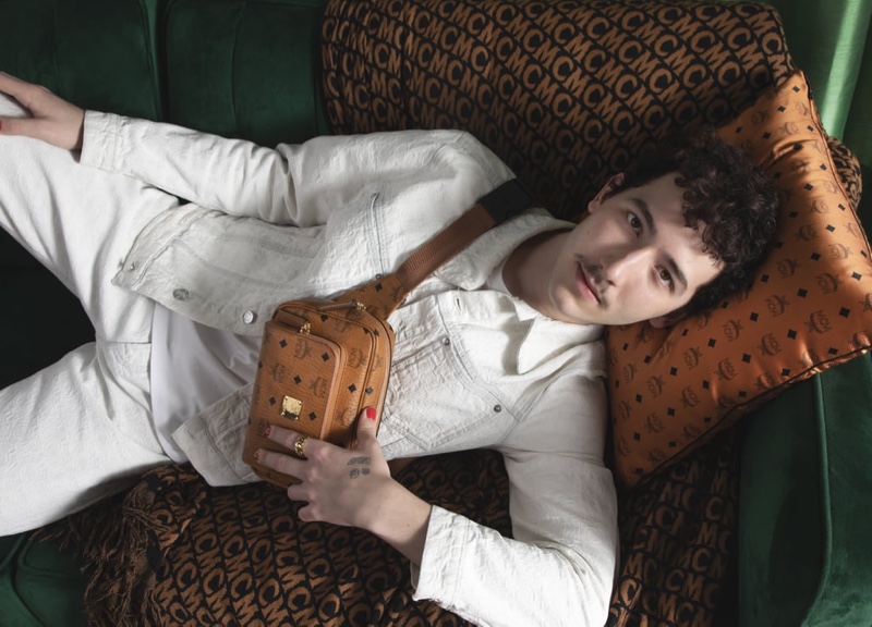 Frankie Jonas stars in MCM's spring 2021 campaign.