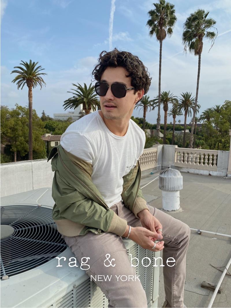 Actor Gavin Leatherwood links up with Rag & Bone for its Eyewear Photo Project.