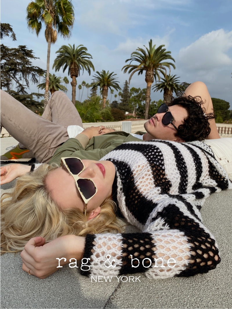 Kiernan Shipka and Gavin Leatherwood appear in Rag & Bone's new Eyewear Photo Project.