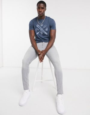 J Crew bbq tools t-shirt-Blue J Crew bbq tools t-shirt-Blue
