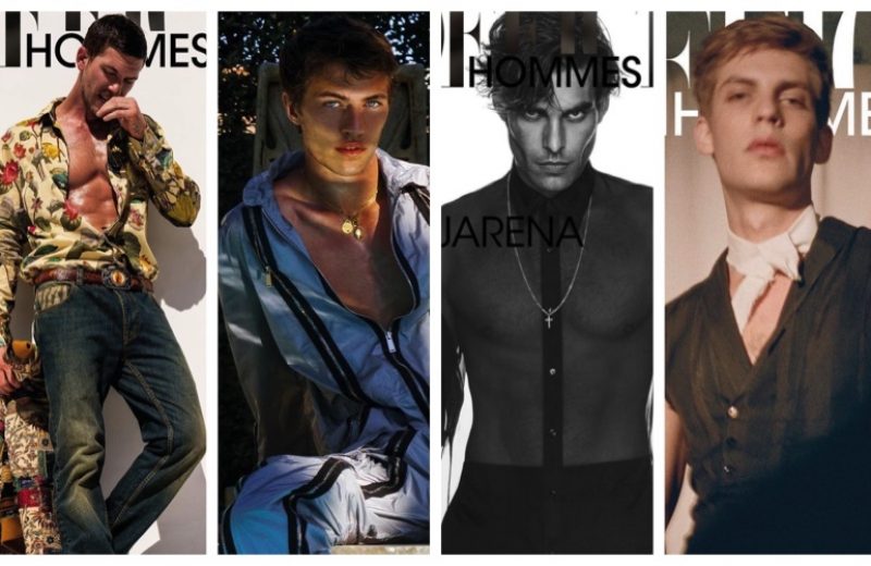 Adam Senn, Jon Kortajarena + More Cover L’Officiel Hommes Italia Spring Issue